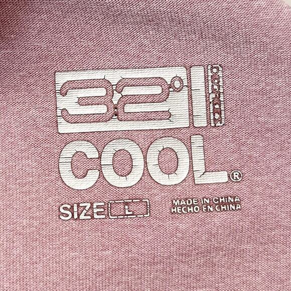 32 Degrees Women's Cool Athletic Tee Sz L Purple Short Sleeve Scoop Neck Stretch - Picture 6 of 8